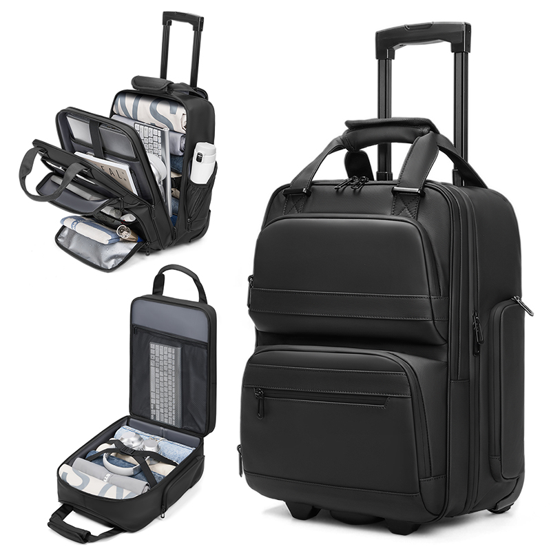 Foldable Rolling Luggage Bag - Mochilas de Viagem com Rodas para