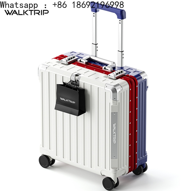 Aluminum Frame Carry On Luggage - Mala de Viagem de 18 Polegadas,