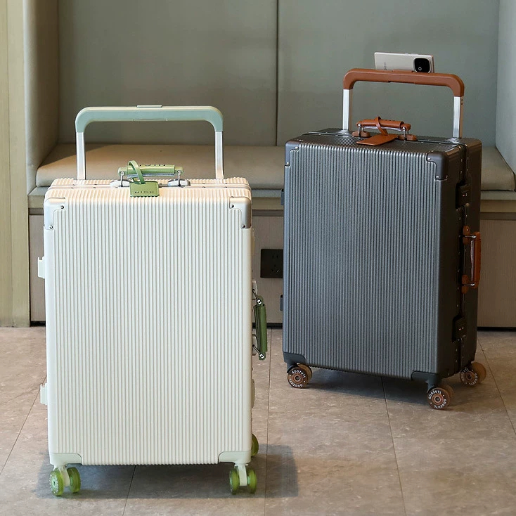 Spinner Wheel Rolling Suitcase 20 Inch - Mala de viagem com alça larga