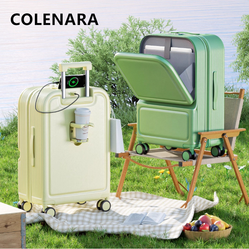 Front Opening Laptop Luggage 24 Inch - Colenara abs + pc mala abertura
