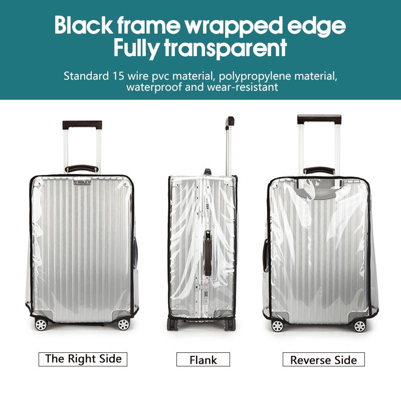 Capa transparente para bagagem - Luggage Protective Cover Transparent avaliação e preço