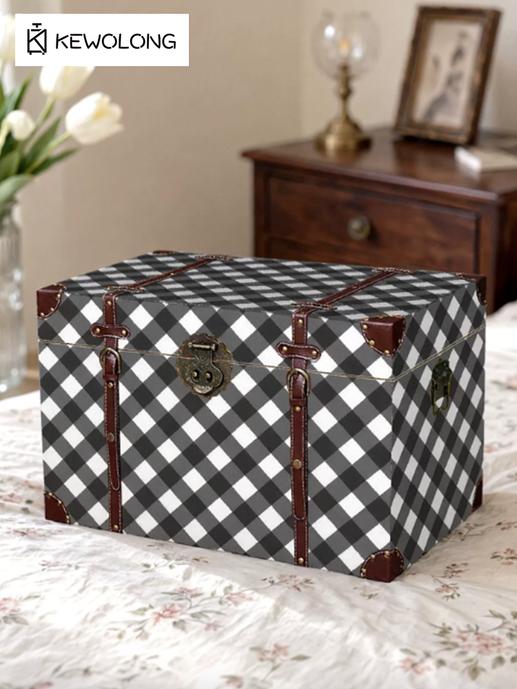 Caixa de Armazenamento de Made - Retro Vintage Trunk Suitcase avaliação e preço