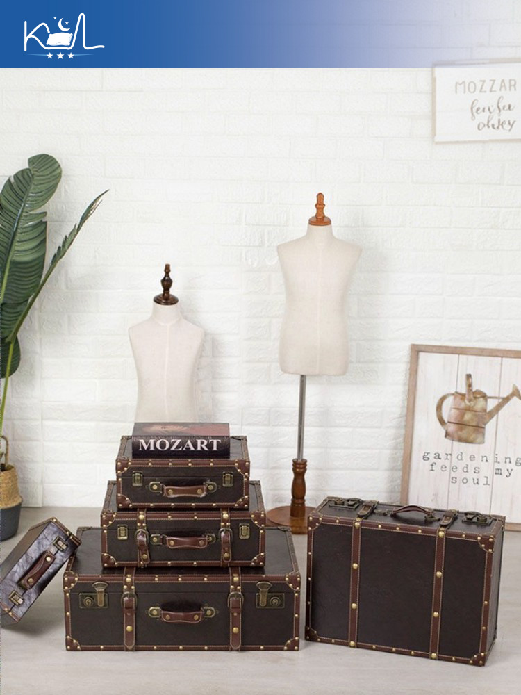 Caixa de Armazenamento Decorat - Retro Vintage Trunk Suitcase avaliação e preço