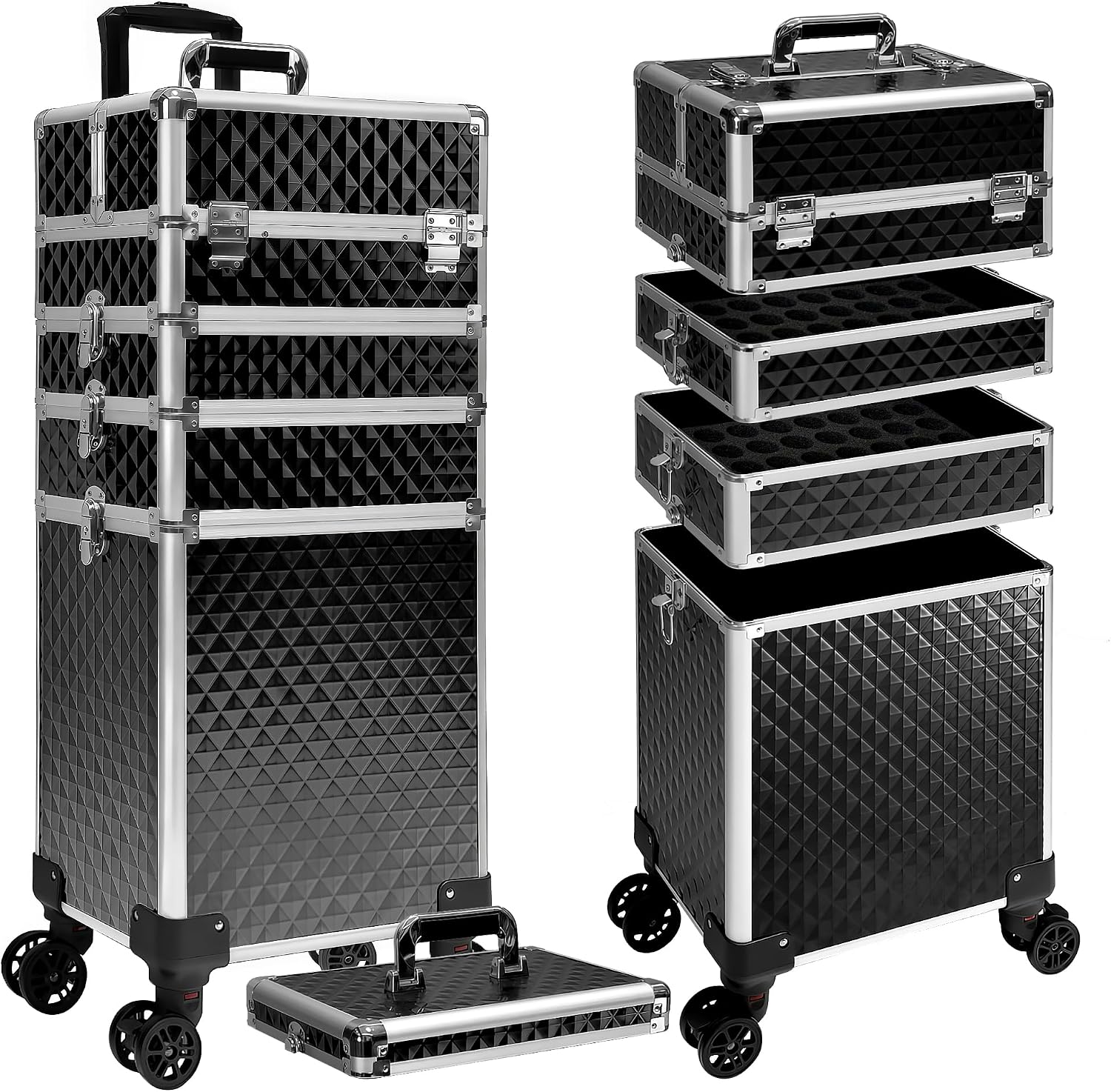 Maleta de Maquiagem com Rodas, - Luggage avaliação e preço