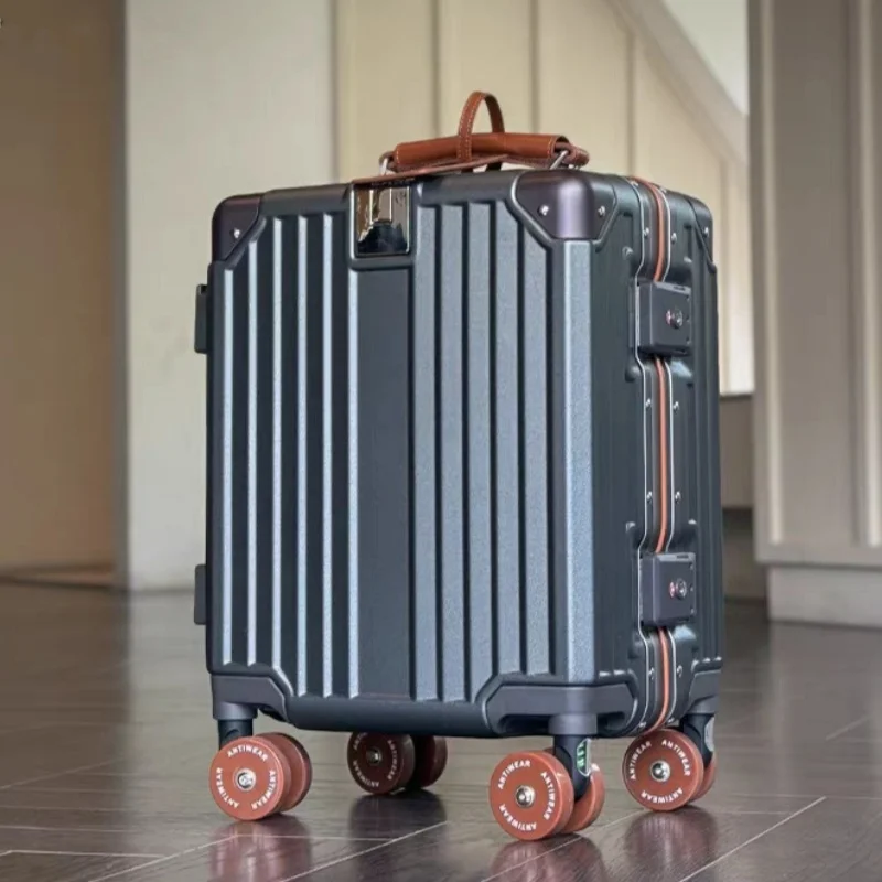 Mala de viagem leve de 14'' co - Aluminum Frame Carry On Luggage avaliação e preço