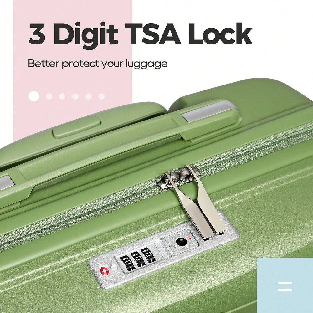 Conjunto de 3 Peças de Malas R - Expandable Hard Shell Luggage Set avaliação e preço