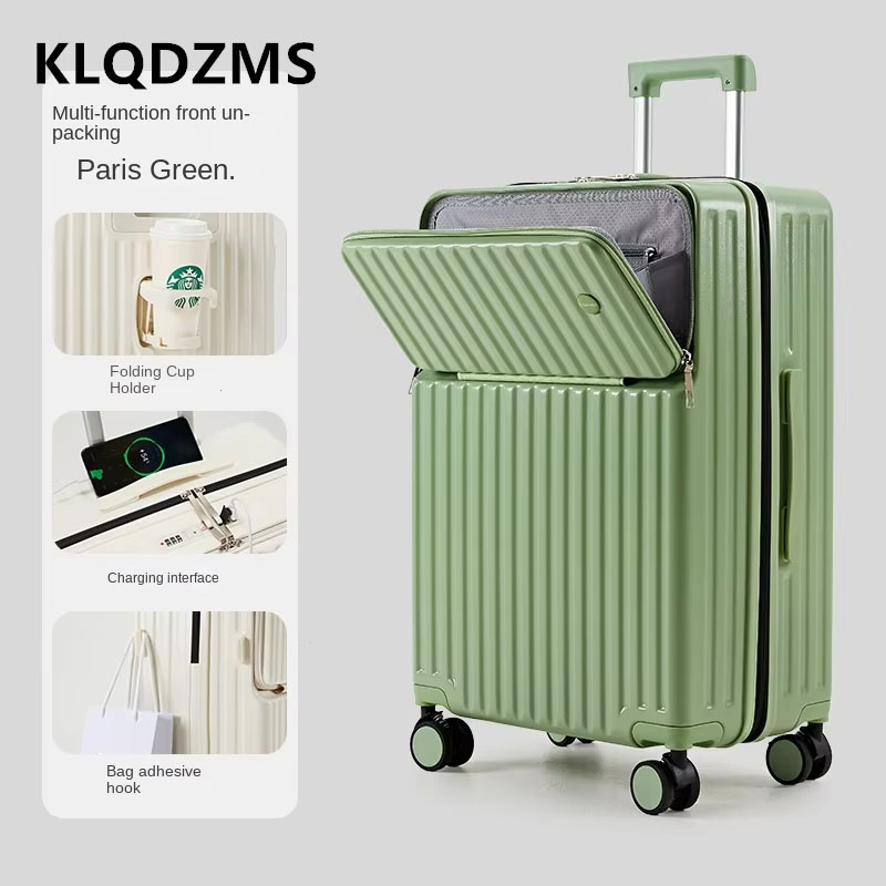 KLQDZMS Mala masculina com rod - Spinner Wheel Rolling Suitcase 20 Inch avaliação e preço