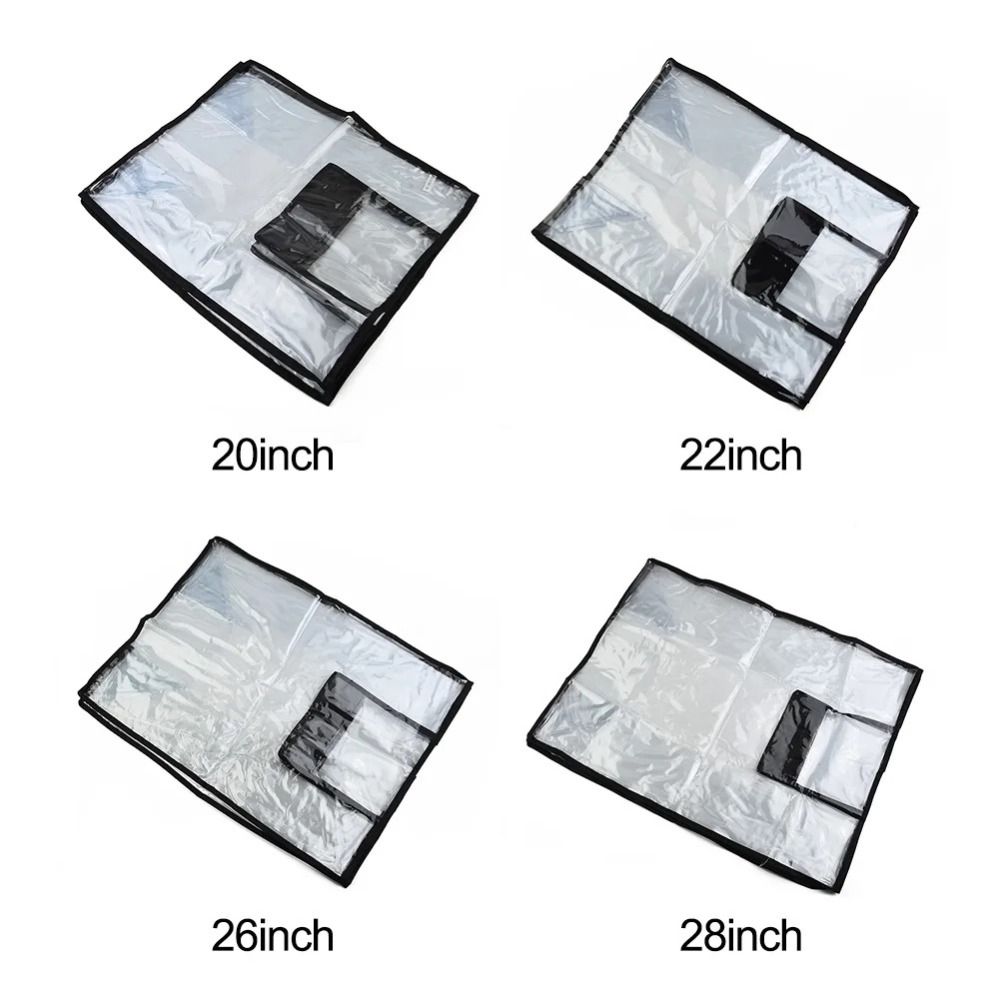 Novo protetor de bagagem de vi - Luggage Protective Cover Transparent avaliação e preço