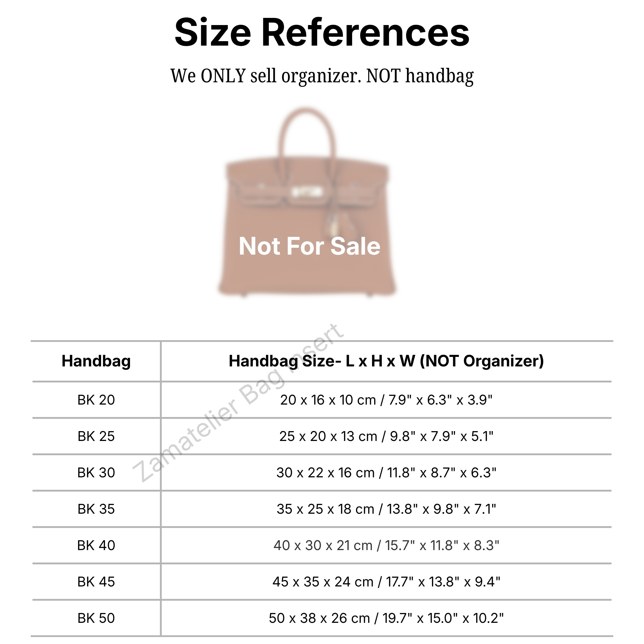 Organizador de Bolsa Personali - Wallets avaliação e preço