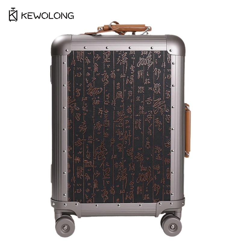 Mala de Viagem Rígida em Liga  - Spinner Wheel Rolling Suitcase 20 Inch avaliação e preço