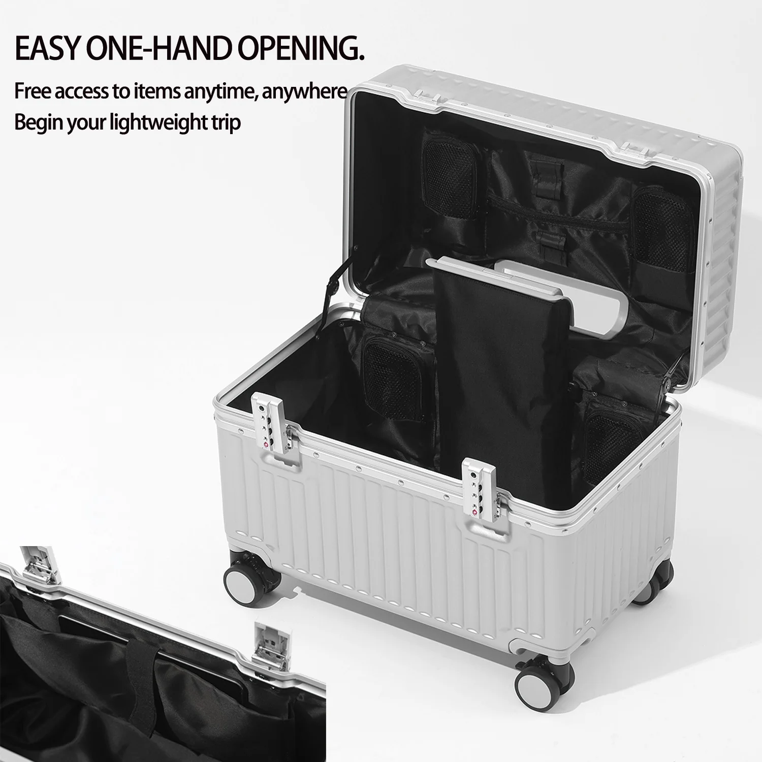 Mala de Viagem com Estrutura d - Aluminum Frame Carry On Luggage avaliação e preço