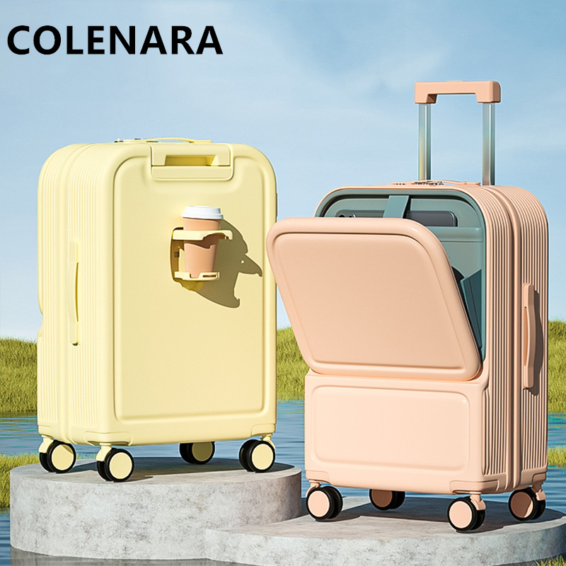 Colenara abs + pc mala abertur - Front Opening Laptop Luggage 24 Inch avaliação e preço